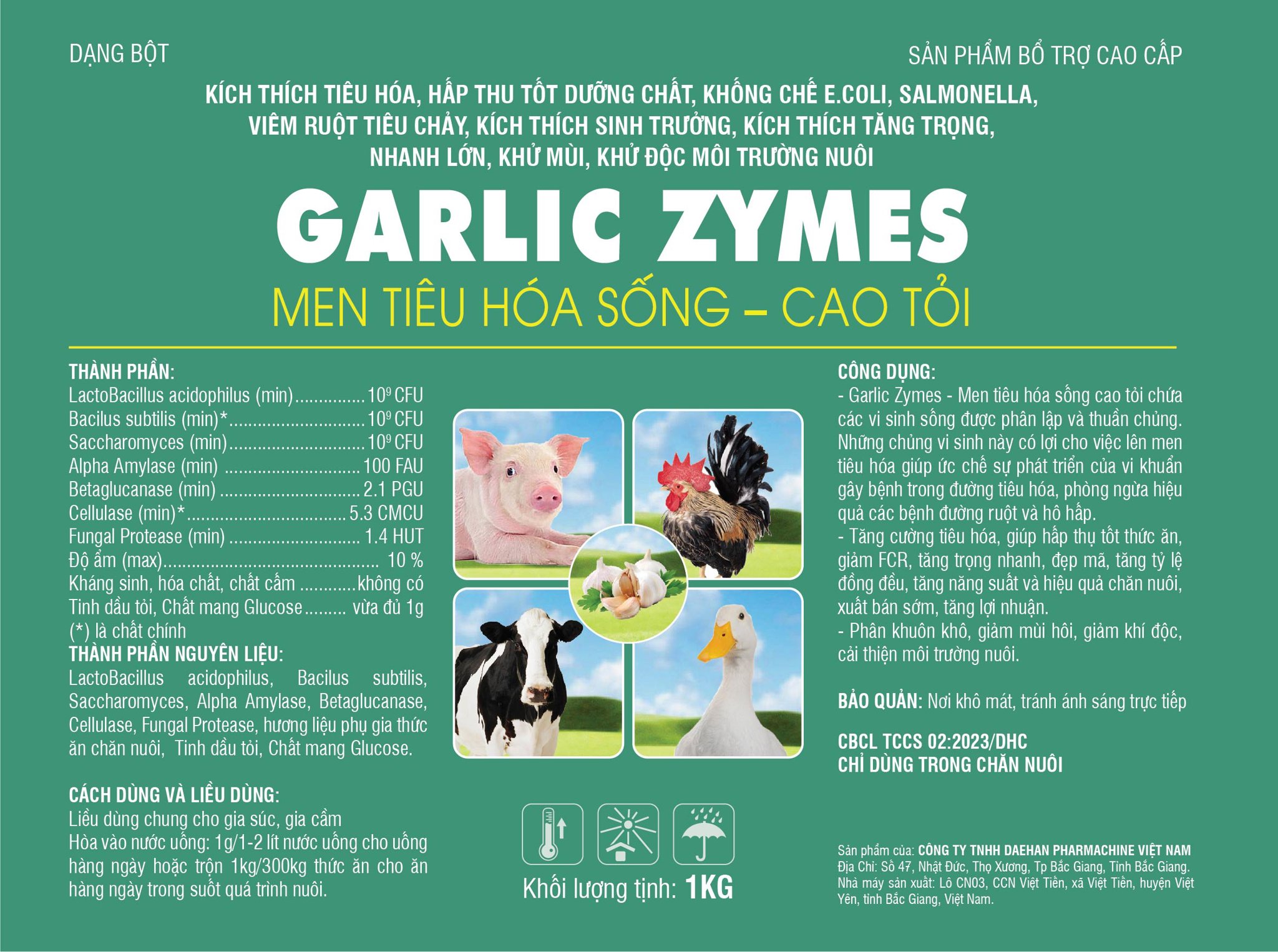 Ảnh sản phẩm GARLIC ZYMES Men sống chịu kháng sinh cao tỏi