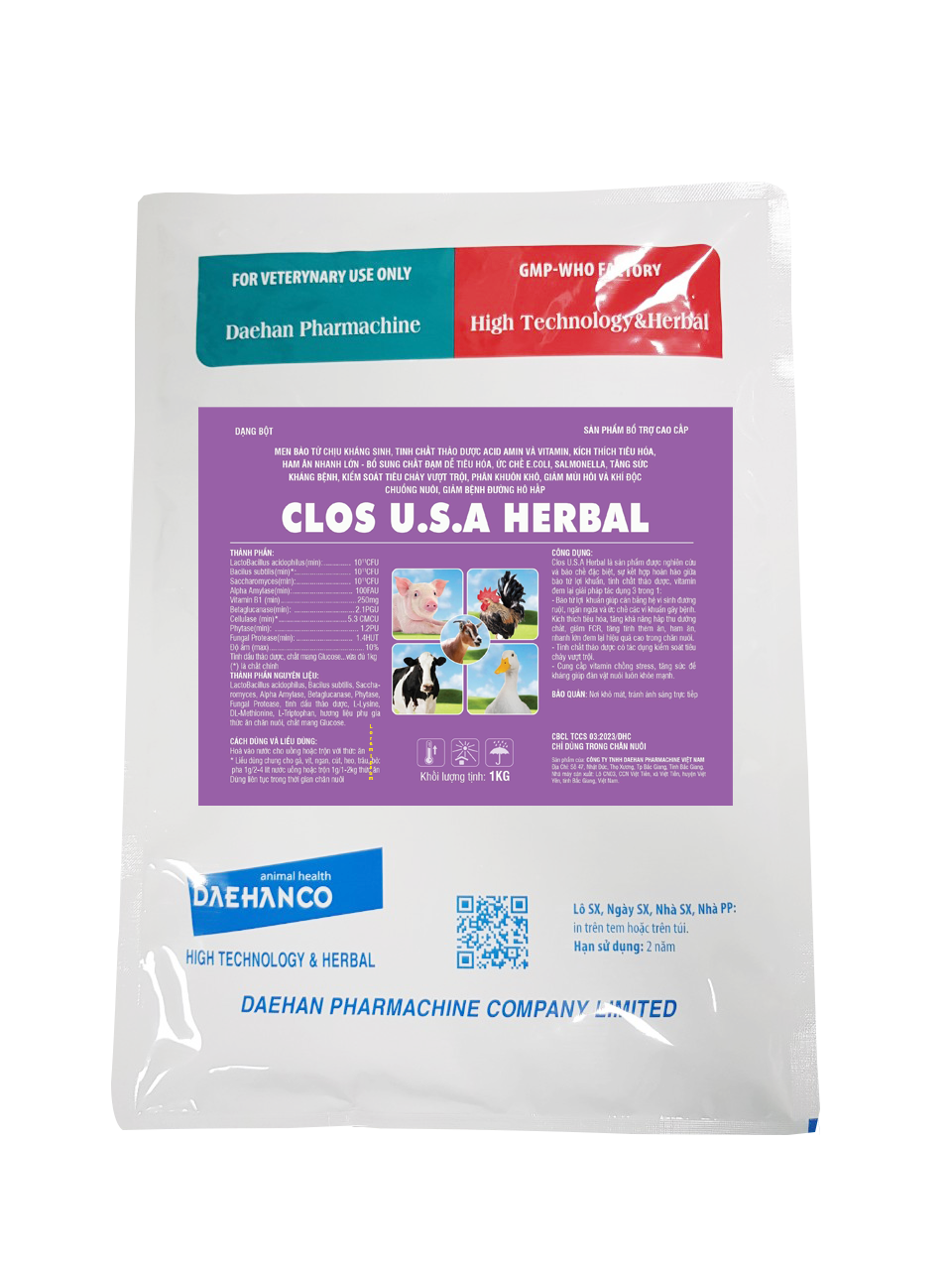 Ảnh sản phẩm CLOS U.S.A Herbel (Men bào tử thảo dược)